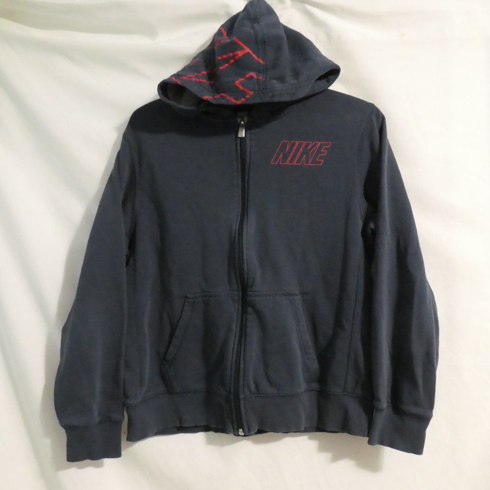 NIKE, youth, size xl, full zip hooded sweatshirt / hoodie, GUC